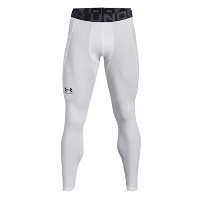 Under Armour HEATGEAR ARMOUR LEGGINGS Pánské legíny, bílá, velikost