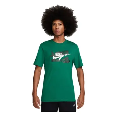 Nike SPORTSWEAR Pánské tričko, tmavě zelená, velikost