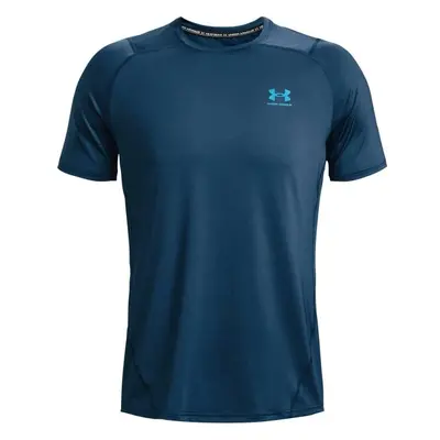 Under Armour HEATGEAR Pánské triko s krátkým rukávem, tmavě modrá, velikost