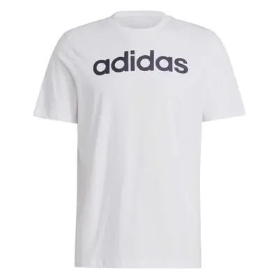 adidas LINEAR TEE Pánské tričko, bílá, velikost