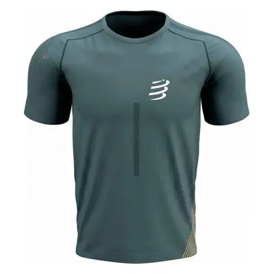 Compressport PERFORMANCE SS TSHIRT Pánské běžecké triko, zelená, velikost