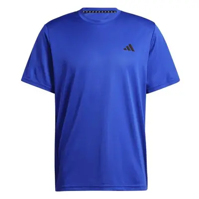 adidas TRAIN ESSENTIALS TRAINING TEE Pánské triko, modrá, velikost