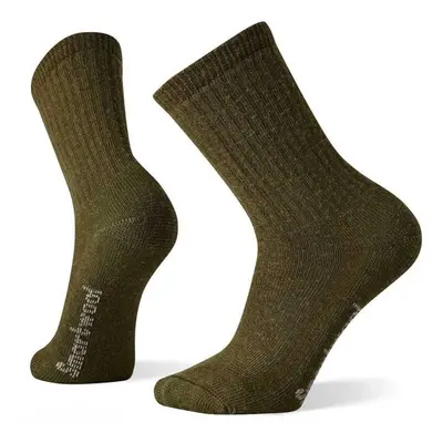 Smartwool HIKE CE FULL CUSHION SOLID CREW Pánské outdoorové ponožky, khaki, velikost