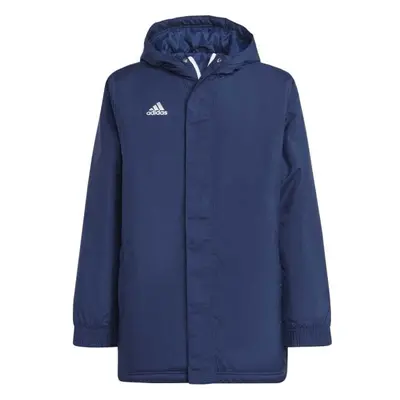 adidas ENTRADA STADIUM JACKET Juniorská fotbalová bunda, tmavě modrá, velikost