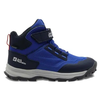 Jack Wolfskin CYROX TEXAPORE MID K Dětská treková obuv, modrá, velikost