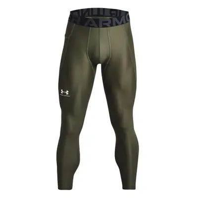 Under Armour HEATGEAR ARMOUR LEGGINGS Pánské legíny, khaki, velikost