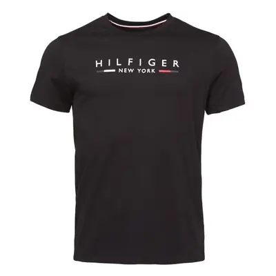 Tommy Hilfiger HILFIGER NEW YORK TEE Pánské triko, černá, velikost