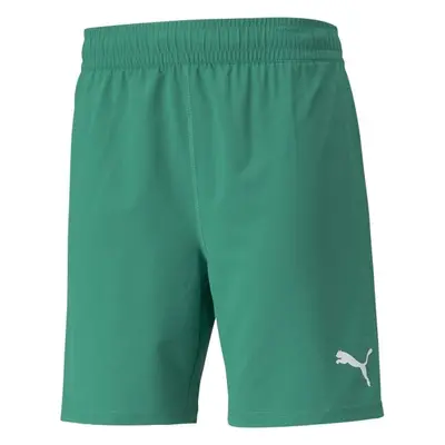 Puma TEAMFINAL SHORTS Pánské fotbalové šortky, zelená, velikost