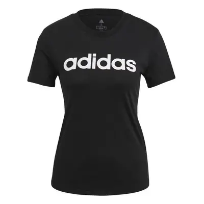 adidas LINEAR TEE Dámské tričko, černá, velikost