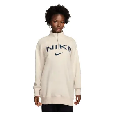 Nike SPORTSWEAR PHOENIX FLEECE Dámská mikina, béžová, velikost