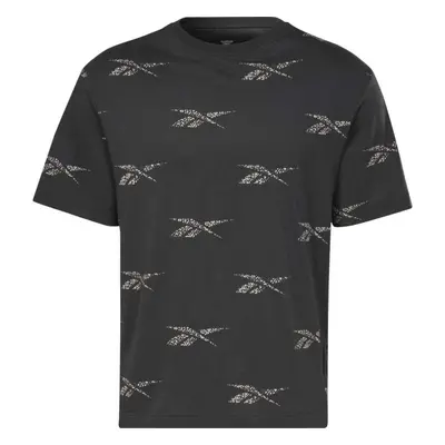 Reebok RI AOP TEE Pánské triko, černá, velikost