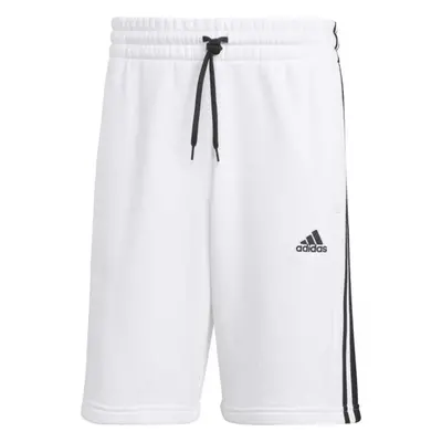 adidas ESSENTIALS FRENCH TERRY SHORTS Pánské kraťasy, bílá, velikost