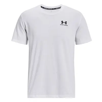 Under Armour LOGO EMB HEAVYWEIGHT Pánské tričko, bílá, velikost