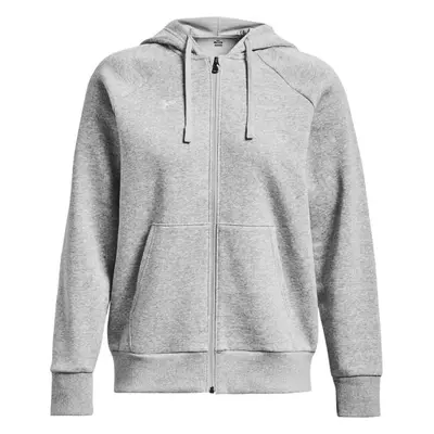 Under Armour RIVAL FLEECE FZ HOODIE Dámská mikina, šedá, velikost