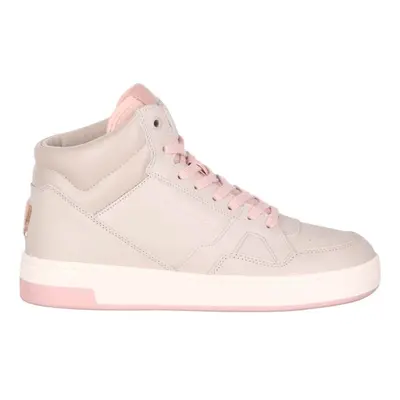 Calvin Klein BASKET CUPSOLE MID LTH-PU Dámské kotníkové tenisky, růžová, velikost