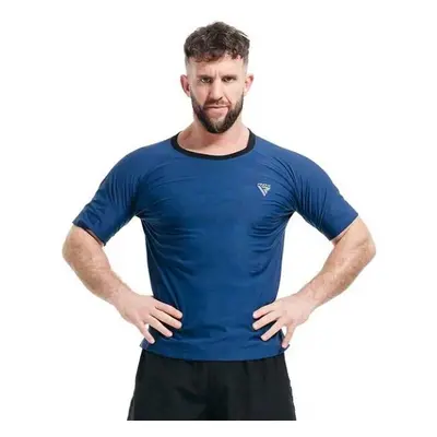 RDX M1 SWEAT T-SHIRT Pánské sportovní triko, tmavě modrá, velikost