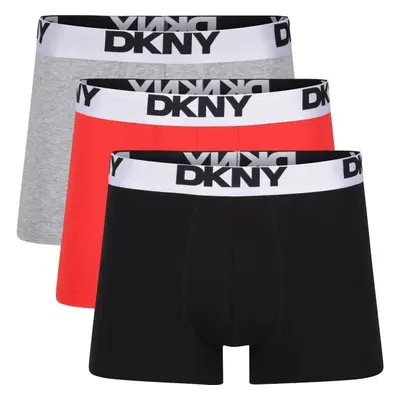 DKNY CROSSETT Pánské boxerky, červená, velikost