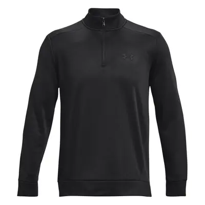 Under Armour ARMOUR FLEECE 1/4 ZIP Pánská fleecová mikina, černá, velikost