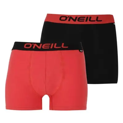 O'Neill BOXER PLAIN 2PACK Pánské boxerky, červená, velikost