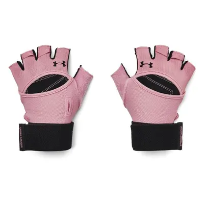 Under Armour WEIGHTLIFTING GLOVES W Dámské fitness rukavice, růžová, velikost