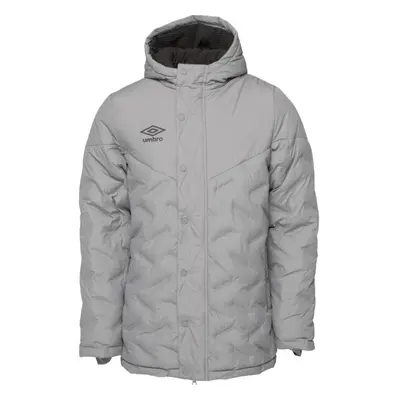 Umbro BONDED PADDED JACKET Pánská zateplená bunda, šedá, velikost