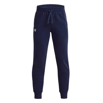 Under Armour RIVAL FLEECE JOGGERS Chlapecké tepláky, tmavě modrá, velikost