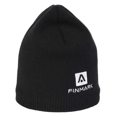 Finmark WINTER HAT Zimní pletená čepice, černá, velikost