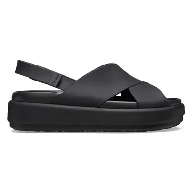 Crocs BROOKLYN LUXE CROSS STRAP W Dámské sandály, černá