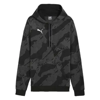 Puma INDIVIDUAL LIGA CAMO HOODY Pánská mikina, černá, velikost