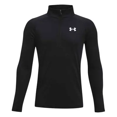 Under Armour TECH 2.0 1/2 ZIP Chlapecké triko s dlouhým rukávem, černá, velikost