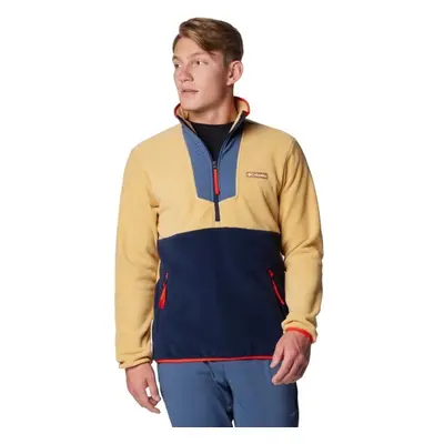 Columbia SEQUOIA GROVE HALF ZIP FLEECE Pánská fleecová bunda, žlutá, velikost