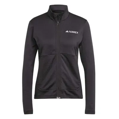 adidas TERREX MULTI LIGHT FLEECE FULL-ZIP W Dámská mikina, černá, velikost