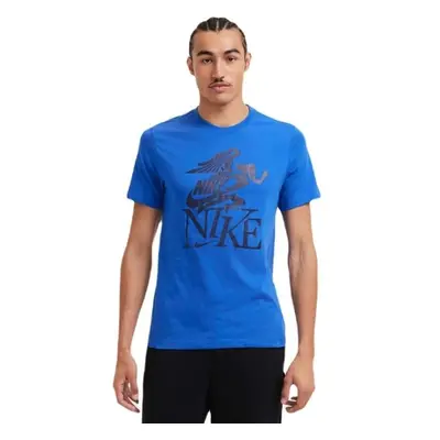 Nike SPORTSWEAR CLUB TEE Pánské triko, modrá, velikost