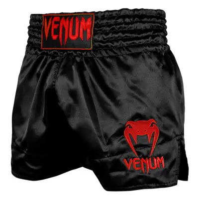 Venum MUAY THAI SHORTS CLASSIC Kraťasy na thajský box, černá, velikost