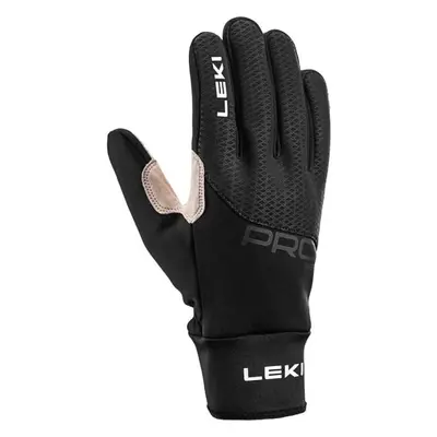 Leki PRC PREMIUM THERMOPLUS Běžecké rukavice, černá, velikost