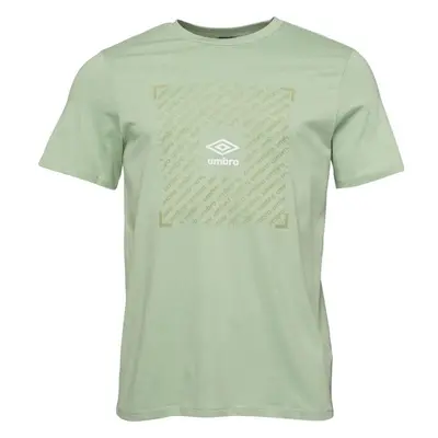 Umbro FTBL BOX GRAPHIC TEE Pánské triko, světle zelená, velikost