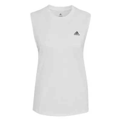 adidas RUN ICONS TANK TOP Dámské tílko na běhání, bílá, velikost