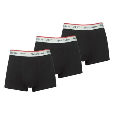 Reebok TRUNK OVETT 3pk Pánské boxerky, černá, velikost