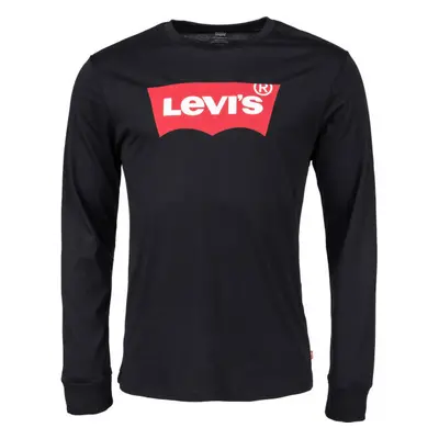 Levi's® LS STD GRAPHIC TEE Pánské triko dlouhým rukávem, černá, velikost