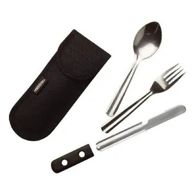 Ferrino CUTLERY WITH CASE Příbor, stříbrná, velikost