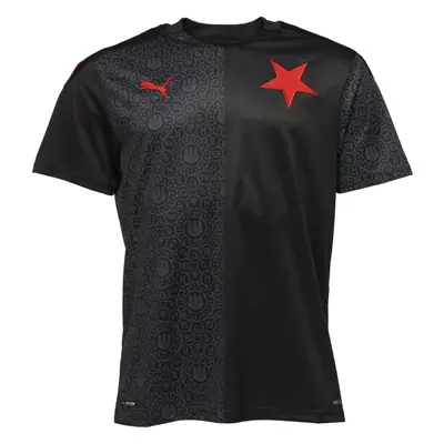 Puma SK SLAVIA AWAY SHIRT REPLICA Pánské triko, černá, velikost