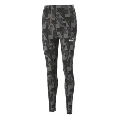 Puma POWER AOP 7/8 LEGGINGS Dámské legíny, černá, velikost