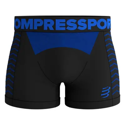 Compressport SEAMLESS BOXER Pánské funkční boxerky, černá, velikost