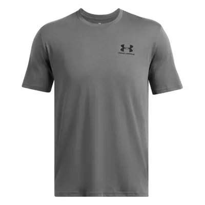 Under Armour SPORTSTYLE Pánské triko, tmavě šedá, velikost