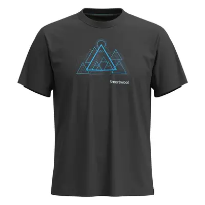 Smartwool BEAR RANGE GRAPHIC SHORT SLEEVE TEE Pánské triko, tmavě šedá, velikost