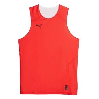 Puma HOOPS TEAM REVERSE PRACTICE JERSEY Pánský basketballový dres, červená, velikost