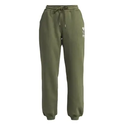 Roxy SURF STOKED BRUSHED Dámské tepláky, khaki, velikost