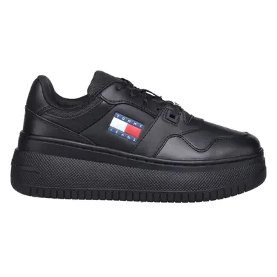 Tommy Hilfiger TJW RETRO BASKET FLATFORM ESS Dámské tenisky, černá, velikost