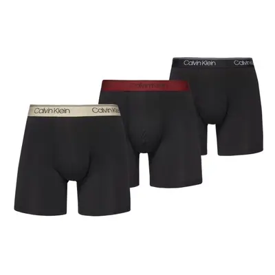 Calvin Klein MICRO STRETCH BOXER BRIEF 3PK Pánské trenky, černá, velikost