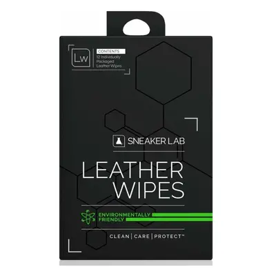 SNEAKER LAB LEATHER WIPES PACK Čisticí ubrousky na kožené boty, bílá, velikost